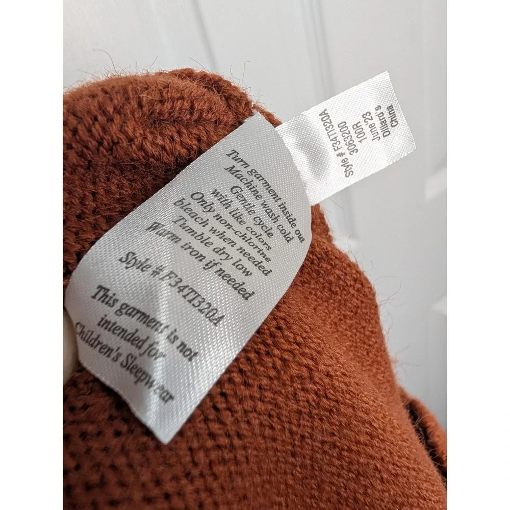 Edgehill Collection Kids 24M Fair Isle Sweater and Corduroy Pants Set Rust Blue